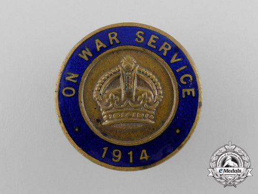 a_first_war_on_war_service1914_badge_b_7446