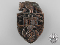 A 1930’S Reichs Badge Commemorating Travel In Berlin