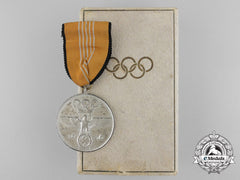 A 1936 Berlin Xi Summer Olympic Games Medal With Case