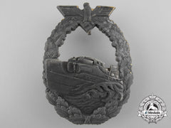 A First Pattern Kriegsmarine E-Boat Badge By French Maker Bacqueville, Paris