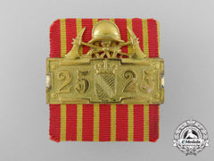 A Baden Fire Service Long Service Bar For Twenty-Five Years' Service