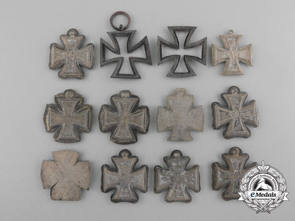twelve_miniature_iron_crosses_recovered_from_the_destroyed_zimmermann_factory_b_8403