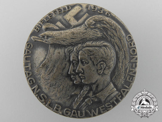 a1936_district_day_n.s.l.b_gau_westfalen-_nord_badge_b_8432