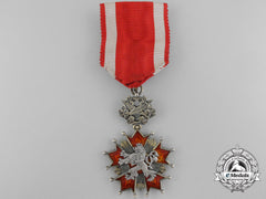 A Czechoslovakian Order Of The White Lion By Karnet & Kysely