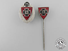 Two German Veteran Organization Stickpins