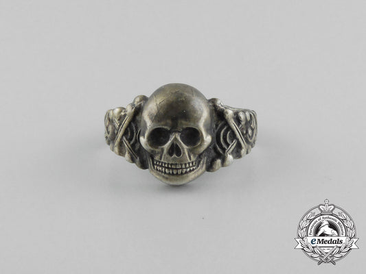 a_second_war_german_skull_ring_in_silver_b_8721