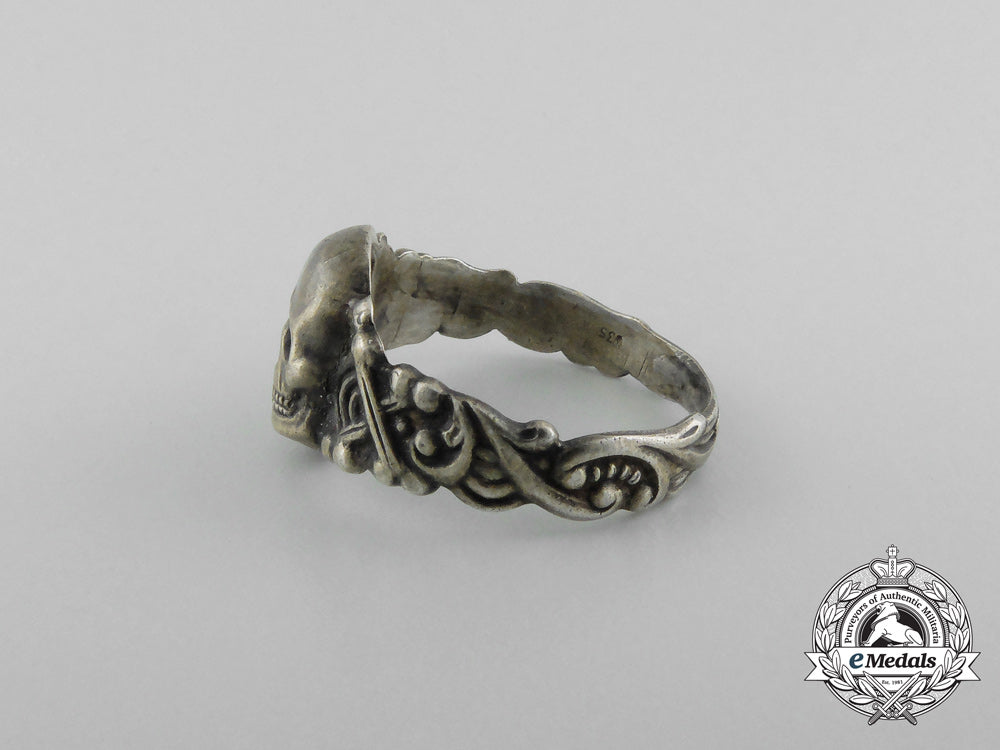 a_second_war_german_skull_ring_in_silver_b_8722