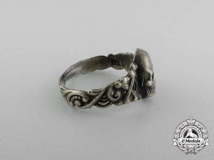 a_second_war_german_skull_ring_in_silver_b_8724