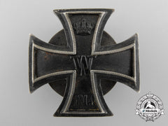 An Iron Cross First Class 1914; 800 Silver & Screw Back
