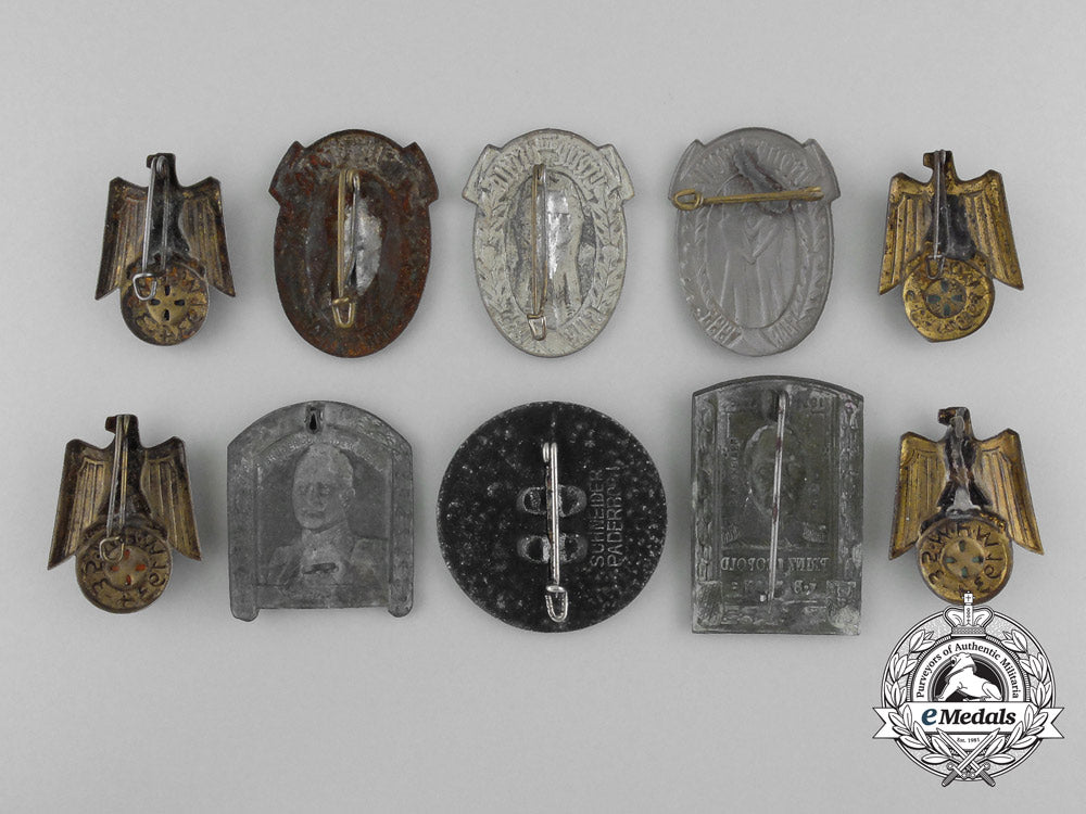 a_lot_of10_second_war_period_german_badges_b_8976