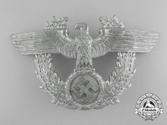 A Second War Period German Police Shako Plate