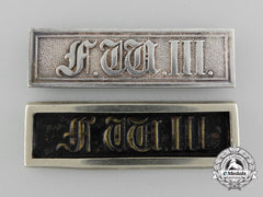 Two Prussian Military Long Service Bars