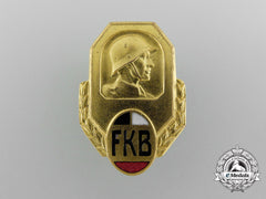 An Imperial German Freikorps Association Badge By Gischler & Sohn