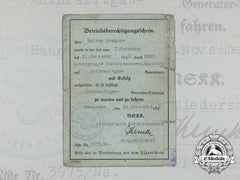 Germany, Nskk. An Anthracite Gas Operation Qualification Certificate