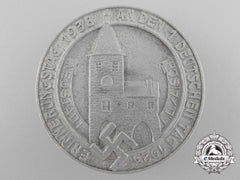 A 1928 1St German Remembrance Day Commemorative Badge; Rzm Marked