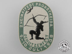 A 1938 Probstheida Schützenfest Badge By Eo Friedrich