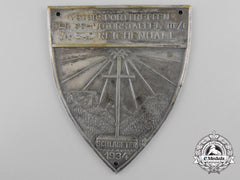 A Plaque Motorsports Meeting Of The Ss-Motorstaffel Iii