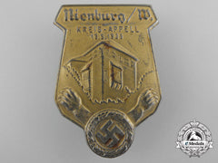 A 1935 District Day Badge For The District Of Appell Nienburg