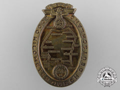 A 1933 National Socialist Motor Corps 2000 Kilometers Through Germany Rallye Badge