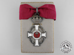 A Royal Greek Order Of George I; 3Rd Class With Case By Rudolf Souval