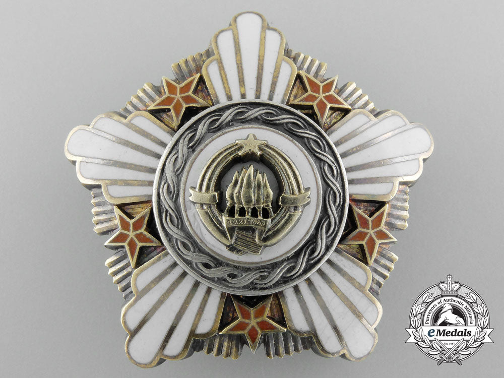 an_order_of_the_yugoslavian_republic_with_silver_wreath(_ii_rank);_type_i_b_9834