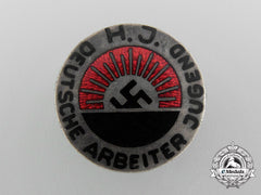 A Hj National Socialist Worker’s Youth Organization Membership Badge
