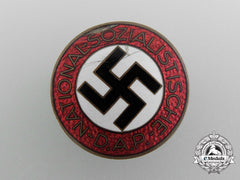 A Nsdap Party Member Lapel Badge By Fritz Zimmermann