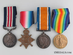 A First War Military Medal & Kia Group To The Norris Brothers