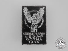 Germany, Third Reich. A 1936 Gotha District Council Day Badge