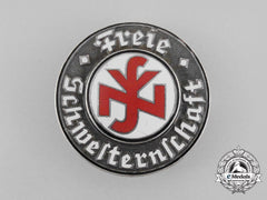 A Third Reich Period Nsv Free Sisterhood Membership Badge