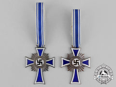 A Bronze And Silver Grade Cross Of Honour Of The German Mother