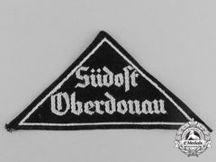 A Mint And Unissued Hj “Südost Oberdonau” District Sleeve Insignia
