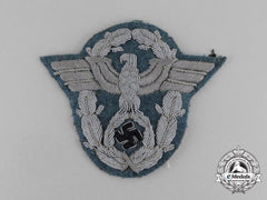 A Third Reich Period Police Officer’s Bullion Sleeve Eagle