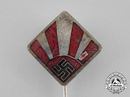 a_drl_sports_badge_document&_sports_teacher_stickpin_to_female_teacher_friedel_lenhardt_bb_0347