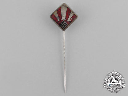 a_drl_sports_badge_document&_sports_teacher_stickpin_to_female_teacher_friedel_lenhardt_bb_0349_1