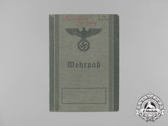 A Wehrpaß And Health Book To Johann Heinlein; Landesschützen Battalion