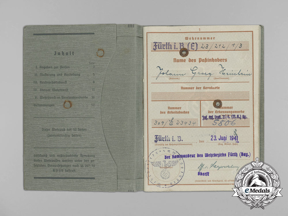 a_wehrpaß_and_health_book_to_johann_heinlein;_landesschützen_battalion_bb_0359