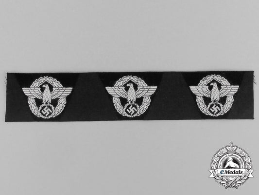 three_uncut&_unissued_m43_police/_gendarmerie_overseas_cap_insignia;_second_pattern_bb_0400_1