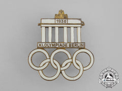 A 1936 Berlin Olympic Games Event Badge By Werner Redo