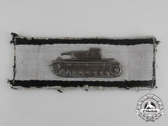 A Silver Grade Badge For Single-Handed Tank Destruction; Uniform Removed