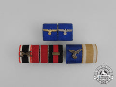 Three Second War German Medal Ribbon Bars