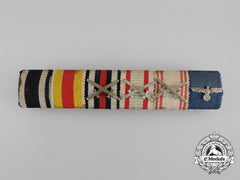A First And Second War German/Austrian Red Cross Medal Ribbon Bar