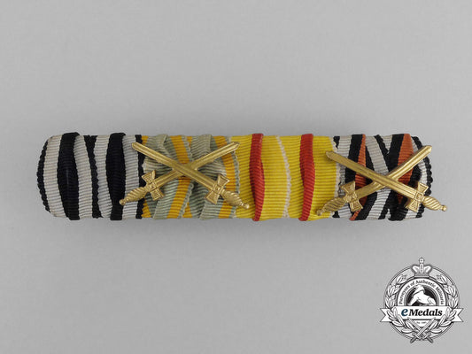 a_first_war_german_baden_medal_ribbon_bar_with_four_ribbons_bb_0498