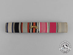 A First War German Bavarian Medal Ribbon Bar