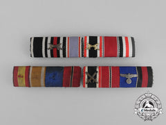 Four Second War German Medal Ribbon Bars