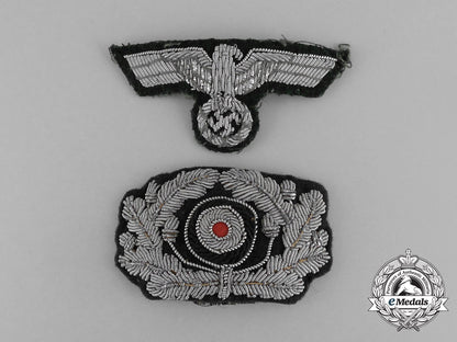 two_wehrmacht_heer(_army)_visor_cap_insignia_bb_0546