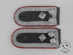 A Set Of Luftwaffe Flak Stabsfeldwebel Rank Shoulder Boards