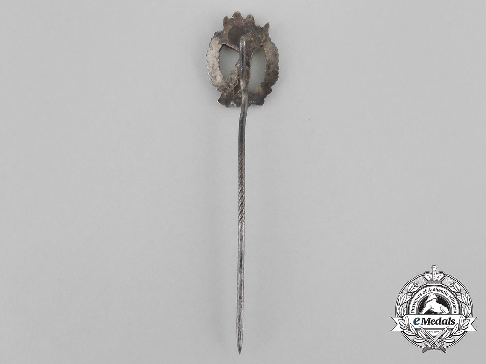 a_second_war_german_silver_grade_infantry_assault_badge_miniature_stick_pin_bb_0646_1