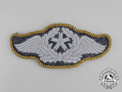 A Mint Luftwaffe Technical Personnel Trade Patch With Outstanding Performance Braid