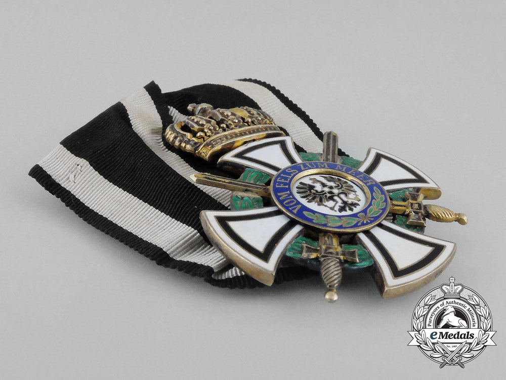 a_royal_house_order_of_hohenzollern;_knight's_cross_with_swords_by_wagner_bb_0845